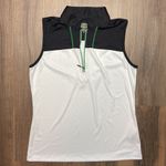IZOD Women's White Quarter Zip Sleeveless Golf Tennis Top Size Medium NWOT Photo 11