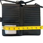 Women’s Black Crossbody Cell Phone Clutch Wristlet Photo 9