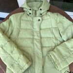 Calvin Klein womens boxy puffer jacket lime green Photo 1