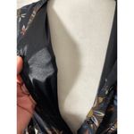 & Other Stories & Other Women's Long Black Floral Long Sleeved Dress Ruffles, Bell Sleeve Photo 5