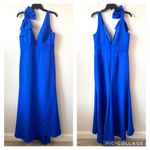 Mac Duggal ‎ 49454 Bow Shoulder Gown Royal Blue 10 Photo 3