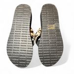 Yellow Box  Women's Leopard Print Y2K Wedge Heel Flipflops Size 8 Photo 5