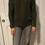 American Eagle Hunter Green Sweater Photo 3
