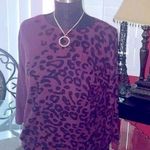 Apt. 9 Apartment 9 Ladies Printed Textured Sweater Top Photo 0
