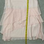 Marina Tiered Ruffle‎ Shift Dress Rhinestone Keyhole Blush Pink 4 Photo 9