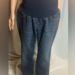Indigo Blue  Maternity Denim Jeans Pregnancy Stretch FIt Size L Photo 0