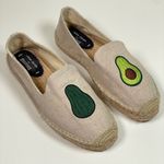 Soludos Jason Polan x  Avocado Natural/Linen Canvas Espadrilles/Woven Size 9 Photo 2