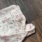 frankie's bikinis FIFI SILK BUTTON UP SHIRT SWEET ROSE Photo 8