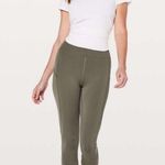 Lululemon  In Movement Crop Everlux Legging In Sage Size 10 Photo 1