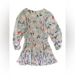 Entro Women’s Floral Dress Size Large Flowy Smocked Office Teacher Career Photo 4