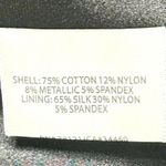 Eileen Fisher Ruched Sheath Dress Black Metallic Size 8 Photo 7