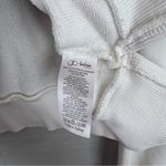gb fashion Hamptons Tennis White Cropped Crewneck Sweatshirt Preppy Loungewear Size M Photo 4