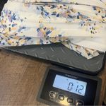 Vince Camuto Pleated Midi Skirt Womens Small Ivory Floral Elastic Waist Lined Photo 8