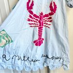 Stella Nova Million Dollar Baby Embroidered Circus Midi Dress Blue Size XS Photo 7