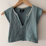 Urban Outfitters BDG Teal Seamless Baby Crop Tee Photo 0