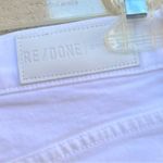 RE/DONE  Originals High Rise Stove Pipe. Color white, Size 29 Photo 10