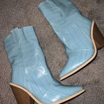 Cowgirl boots Blue Size 9.5 Photo 3