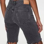 Citizens of Humanity  Ambrosio distressed denim shorts washed black size 31 Photo 4