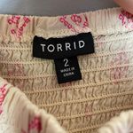 Torrid Hi Low hem smocked dress Plus Sz 2 Photo 2