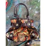 Kathy Van Zeeland retro trippy 70’s vibe vintage shopper bag Photo 1