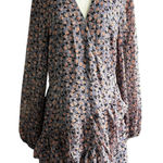 1. State  Multicolor Floral Lined Wrap Dress Women's Size 8 | 73-27-3 Photo 0