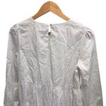 Forever 21  White Flare Fitted Long Sleeve Short Dress Size Small Photo 13