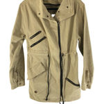 Somedays Lovin Some Days Lovin Womens Jacket Denim Utility Asymmetric Full Zip Beige XS Photo 0