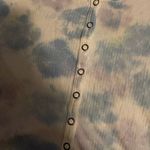 American Eagle tye dye snap front baby tee short sleeve crop top S Photo 4