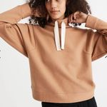 Madewell Maxwell Ribbed Funnel neck Sweatshirt  Photo 0