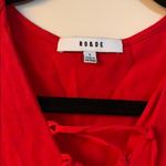 Anthropologie  Floreat Lace Up Top Photo 2