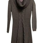 Cowl Neck Wool Blend Bodycon Knit Sweater Dress XS Photo 0