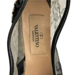 Valentino Garavani  Black Lace Espadrille Loafers Flats Size 38 Photo 4