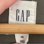 Gap  Olive Green Henley Quarter-Zip Hoodie Photo 3