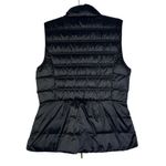 Lilly Pulitzer Elana Puffer Down Vest Black Medium Women's Quilted Zip Up EUC Photo 10