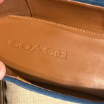 Coach  Blue Suede Leather Flats, Size 8.5 Photo 12