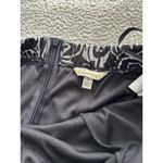 Speechless Strapless Tired Bubble Hem Mini Dress Black/White Paisley Print Sz 5 Photo 6