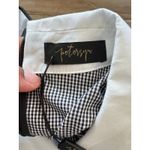 Petersyn Bettina Dress Black Checkered Gingham Ruffle Mini Long Sleeve Preppy L Size L Photo 5