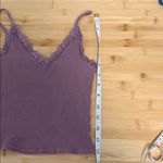 Urban Outfitters  Size Extra Small XS Purple Lace Trim Ribbed Women's Teen Top Photo 3