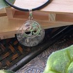 Rock Quartz OM Chakra Necklace Photo 3