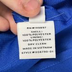 The Impeccable Pig  Sleeveless Lace Accent Mini Dress‎ in Blue Size Small Photo 3