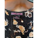 Rock & Roll Cowgirl  floral wrap midi dress size L Photo 1