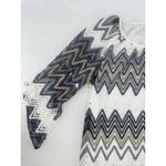 Tacera  Women's Multicolor  Knit Bell Sleeve Long Sleeve Midi Dress Size Small Photo 5