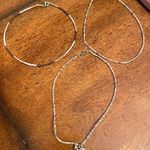 Seed Bead Neutral Tone Necklaces With Silver Tone Cat Charm Photo 0