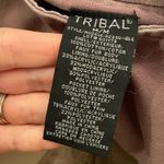 Tribal Reversible Faux Fur & Denim Vest in Chocolate Brown Photo 12