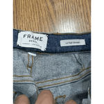 Frame  Le High Raw-Edge Straight Jeans size 2 - xs Photo 6