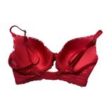 Lucky Brand  Red Floral Lace Bra 34C Photo 1