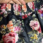 Women’s la robe Floral boutique Black midi shirt size s Photo 4
