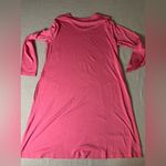 Gudrun Sjoden Pink sz MED dress organic cotton Modal long tunic Dress Pockets Photo 7