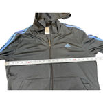 Adidas VTG Y2K Clima365 Women’s Black Blue 3-Stripes Full Zip Hoodie Jacket L Photo 10