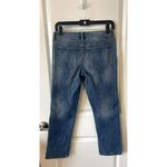 Apt. 9  Womens Modern Fit Straight Leg Jeans 2 Cropped Denim Med Wash Photo 1